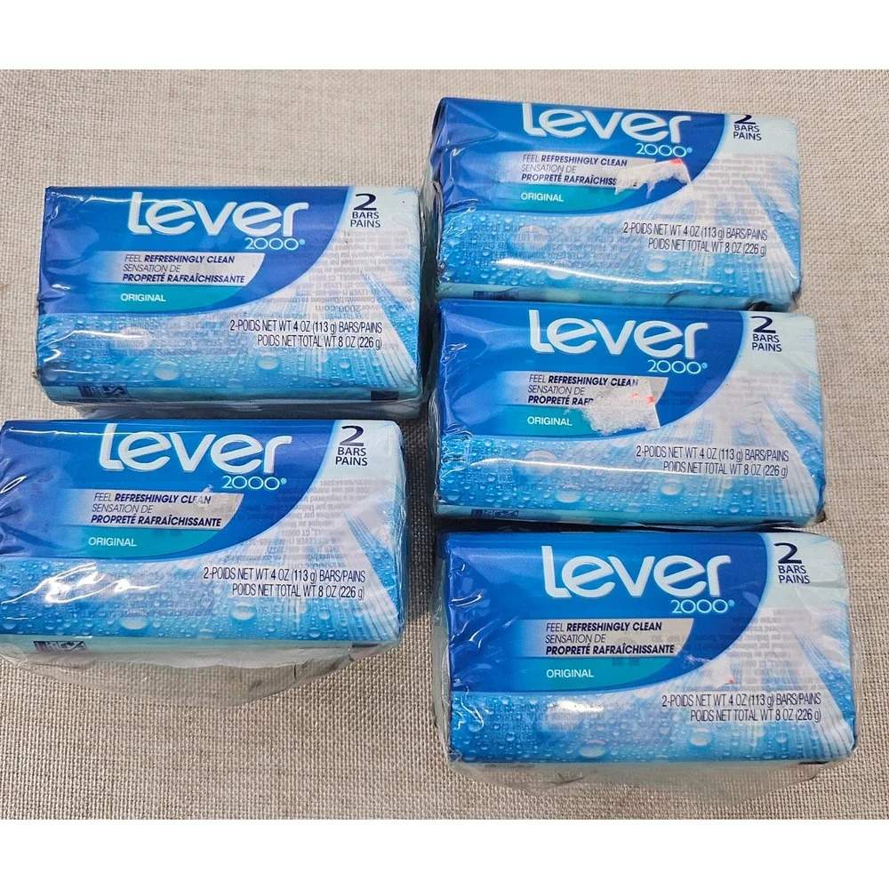 Lever 2000 Bar Soap Original Scent 10 Bars Total 4oz Each Multi Pack Fresh Clean
